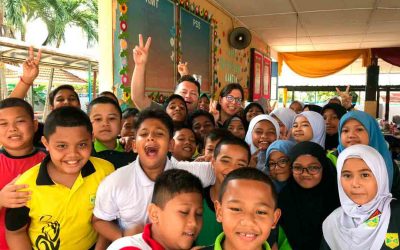 Visit to an elementary school in Kuala Lumpur